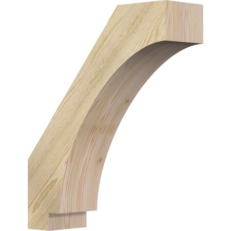 Ekena Millwork 6"W x 20"D x 24"H Imperial Rough Sawn Knee Brace, Douglas Fir BRC06X20X24IMP00RDF